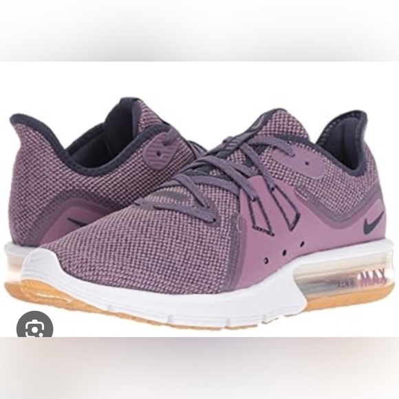 Nike Women's Air Max Sequent 3 - Purple and White - Picture 1 of 4